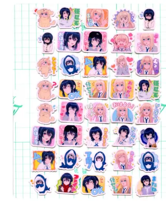 40pcs/pack I Made Friends with the Second Prettiest Girl in My Class 2-3cm waterproof diy sticker