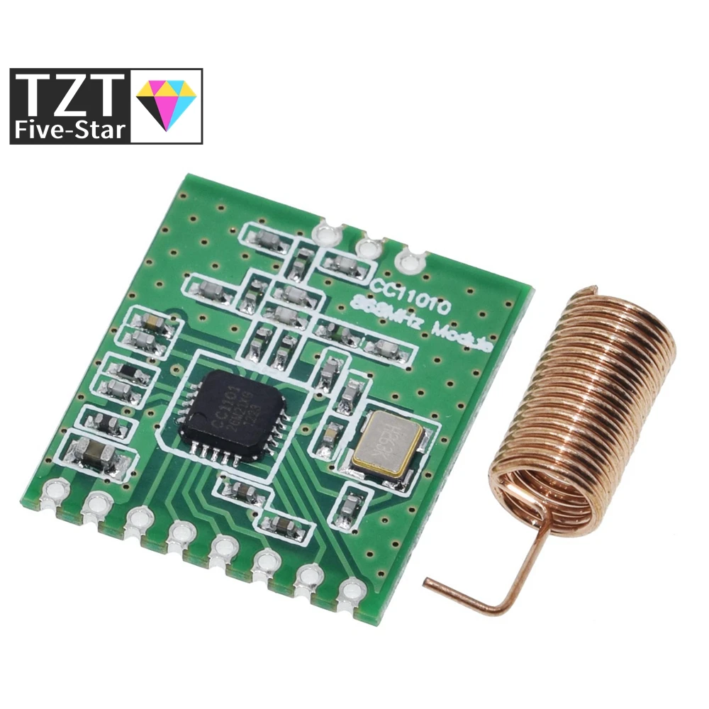 CC1101 Wireless Module Long Distance Transmission Antenna 868MHZ SPI Interface Low Power M115 For FSK GFSK ASK OOK MSK 64-byte