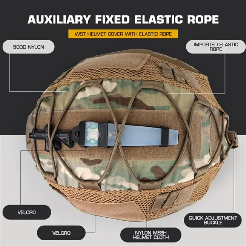 Ops-Core Fast Funda de malla para casco – Airsoft y Paintball - imagen 5