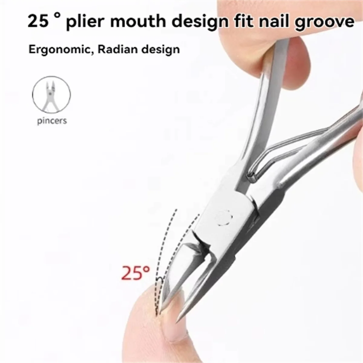 Rvs Nail Art Cutter Schaar Cuticle Clipper Pusher Dode Huid Remover Kit Manicure Pedicure Gereedschap Nagels Set