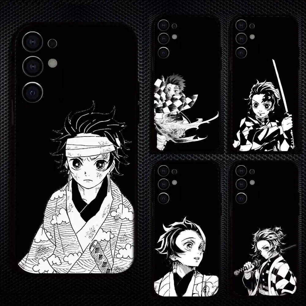 

T-Tanjiro D-Demons S-Slayer Phone Case For Samsung S25,S24,S21,S22,S23,S30,Ultra,S20,Plus,Fe,Lite,Note,10,9,5G Black Cover