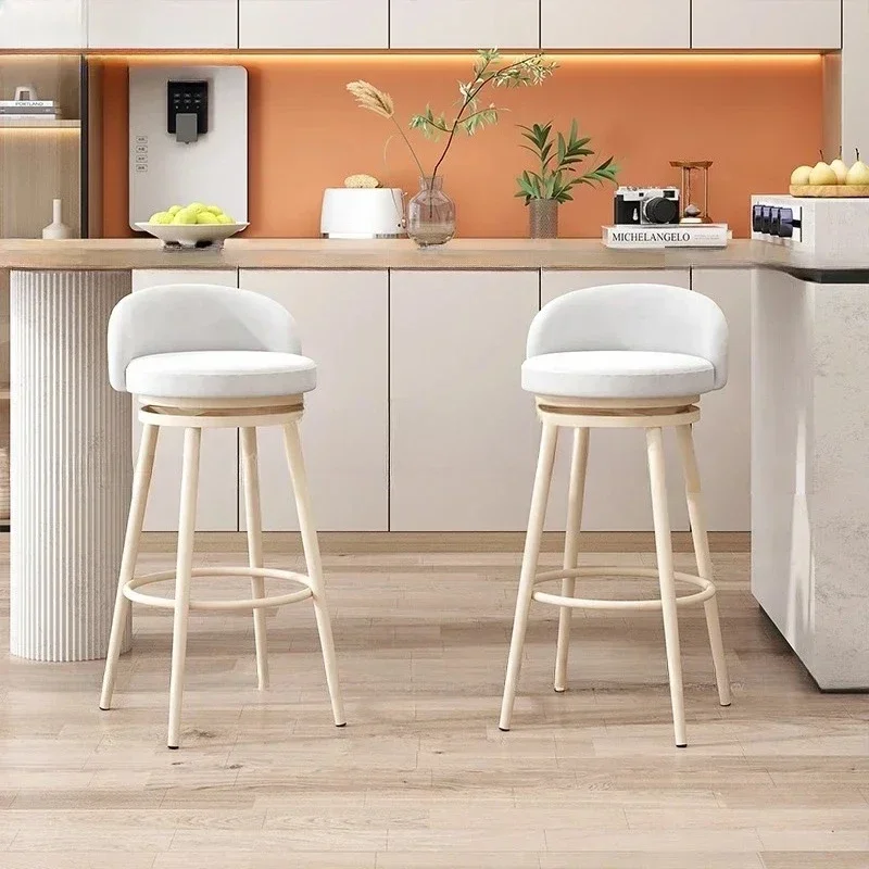 Step Stool Bar Stools For Kitchen Luxury Chairs Counter Manicure Chair Make Up Modern Design High Breakfast Furniture Cafeteria