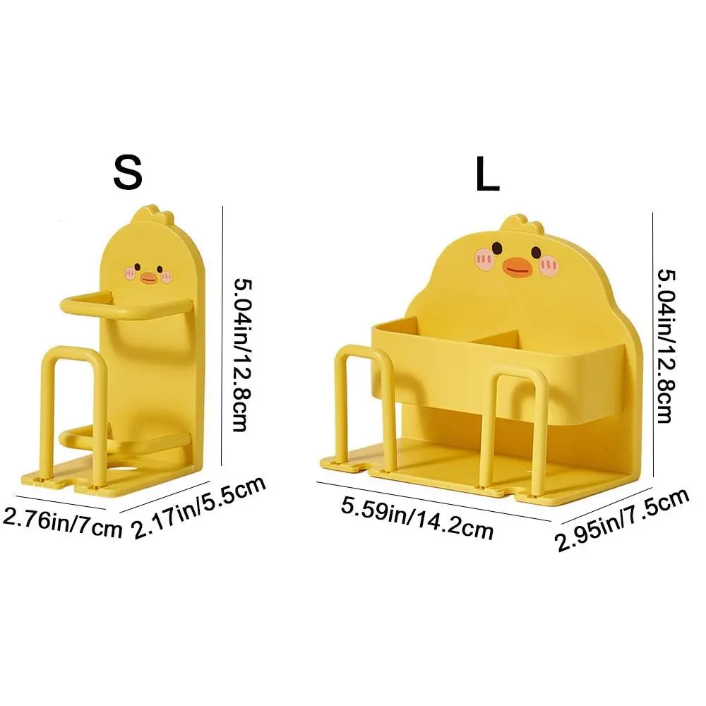 Kunststoff Ente Zahnbürste Halter Wand Gelb Elektrische Zahnbürste Basis Hohl Zahnpasta Zahnbürste Lagerung Rack Badezimmer