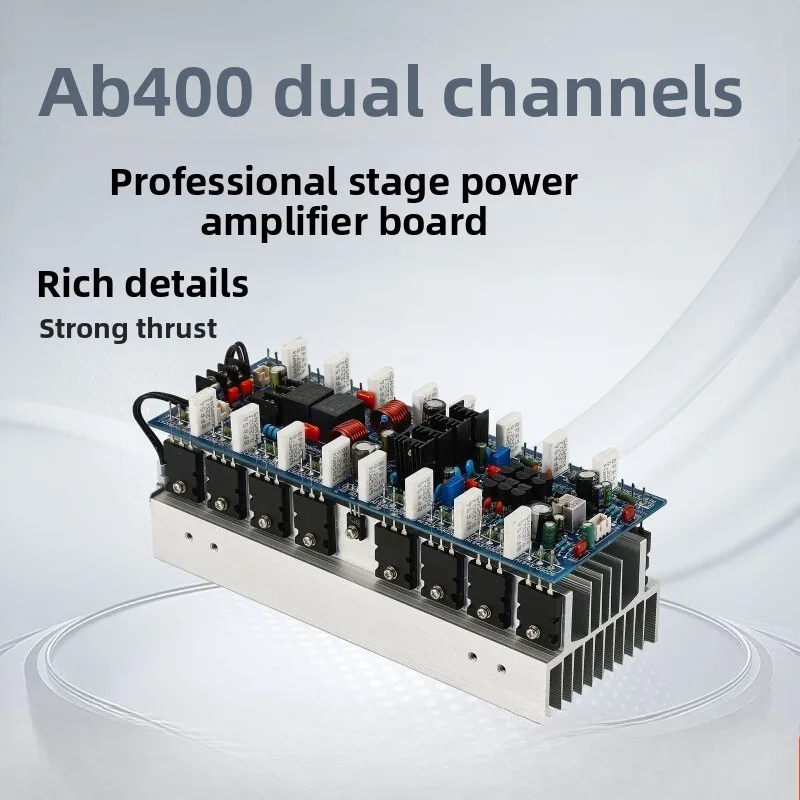 

AB400 high power HIFI dual channel, professional stage power amplifier board 400W + 400W 5200 1943 amplifier accessories