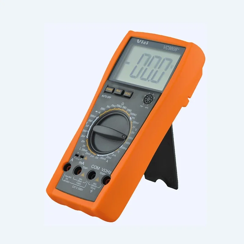 VICI VC9808+ Digital Multimeter Smart Auto Range 1000V 20A Ohm Hz Capacitance Inductance hFE Diode Meter AC DC DMM Multitester