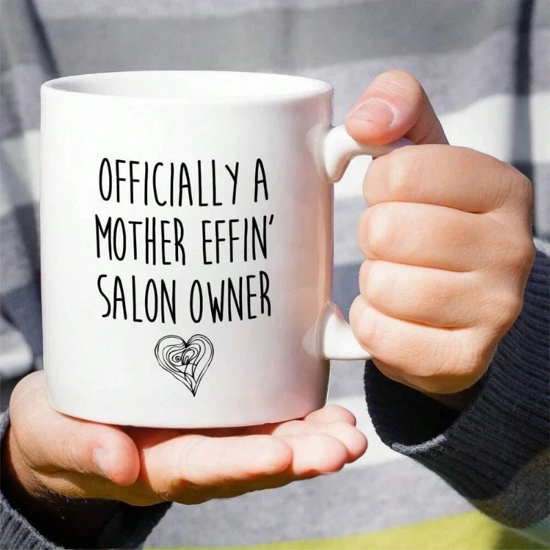 Home Daily White Ceramic Printed Coffee Mug 11 oz Drinking Wate Cup Funny Festival Gift for Friends,Family and Friends Best Gift