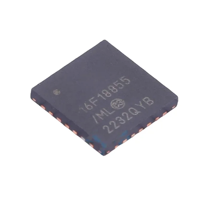 5-50pcs  PIC16F18855-I/ML  PIC16F18855T-I/ML  PIC16F18855  QFN28  8 Bit Microcontroller MCU   100%New And Original
