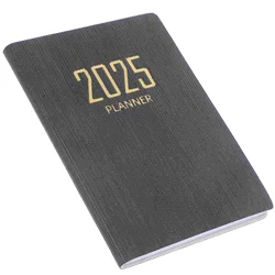 Digital Calendar The Notebook 2025 Schedule Pocket with Lock Notepad Black Academic Planner Student