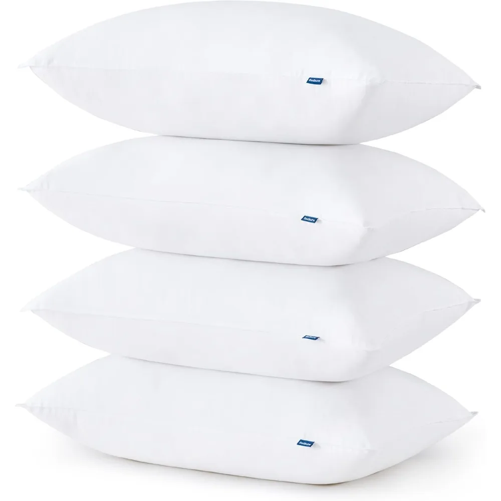 

Soft Pillows Queen Size, Set of 4 - Fluffy Bed Pillows 4 Pack for Sleeping, Soft and Supportive, Hotel Quality, Original Down A