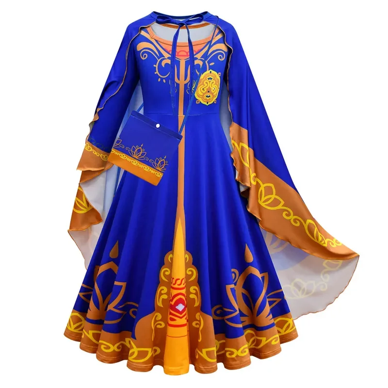 Girls dress Halloween Mira Royal detective dresses girls Cosplay Costume Princess Mira dress kid birthday party clothing