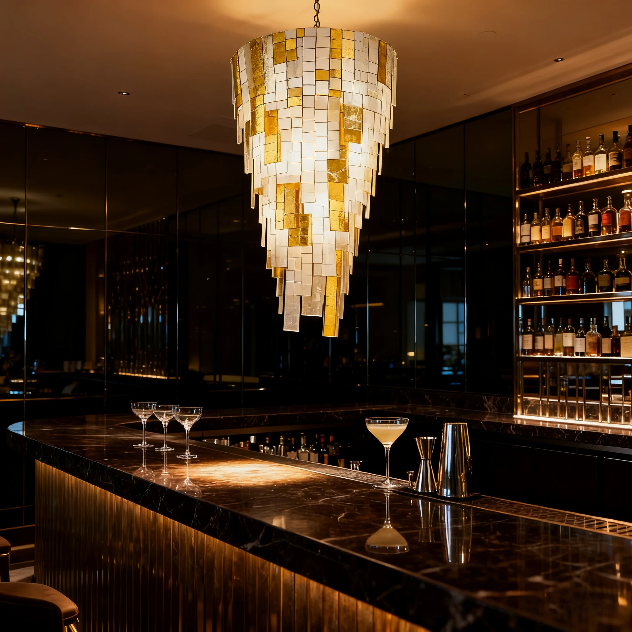 

REVEN Adjustable Chain Ceiling Light Modern American Design Luster Colored Murano Glass Chandelier Dimmable for Living Dining