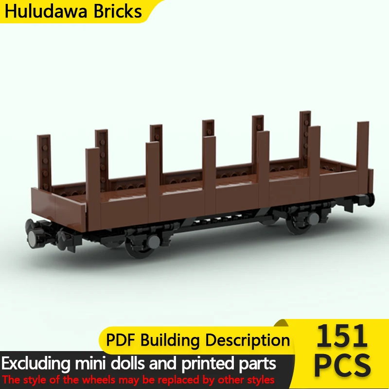 

Модель городской автомобиль MOC, строительные кирпичи, грузовой груз, открытый универсал, модульная технология, детские праздничные подарки, сборные игрушки, костюм