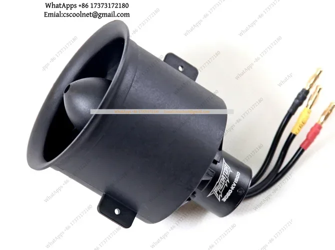 k3 FMS 70mm 12-Blade EDF with Brushless Motor — 4S/6S Ducted Fan Unit for RC Jet