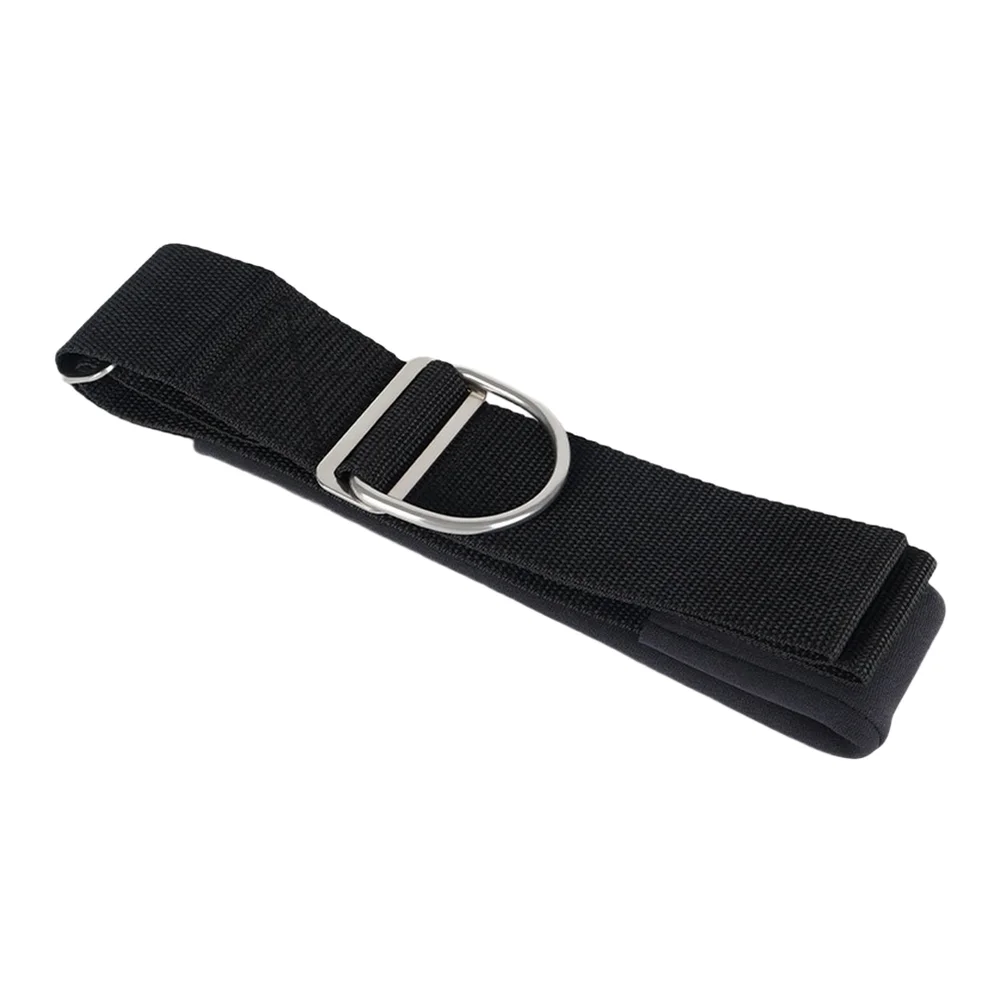 Chloroprene-Padded Crotch Strap for Technical Diving with 316 Stainless Steel D-Rings and For BCD Compatibility