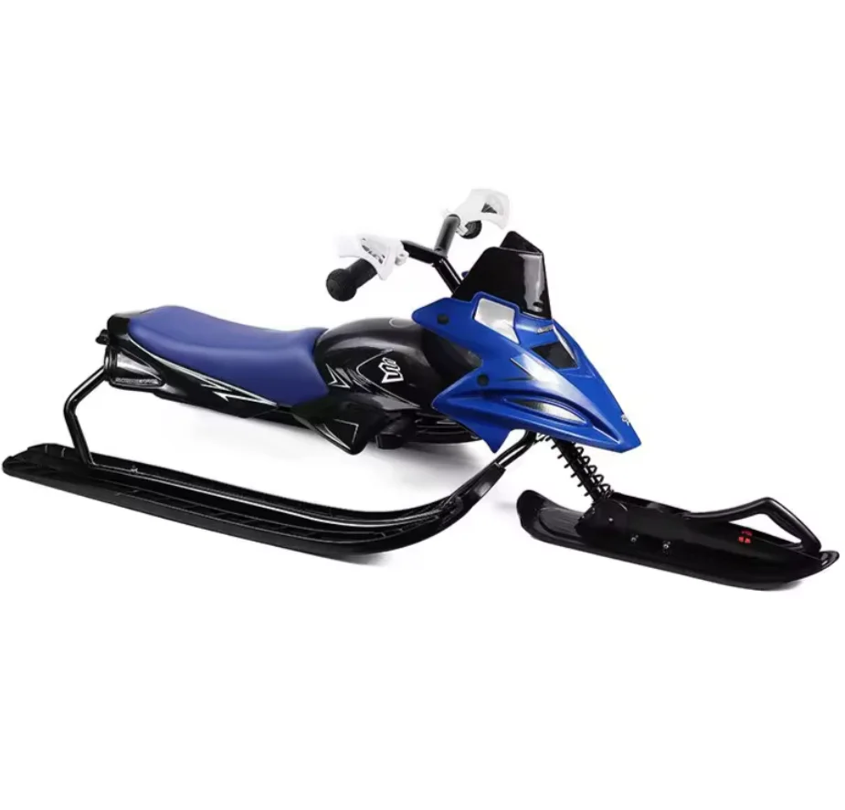

Good Quality Popular Cheap Snow Scooter With Brake Plastic Snowmobile Bike Ski for Sale Electric Snow Racer