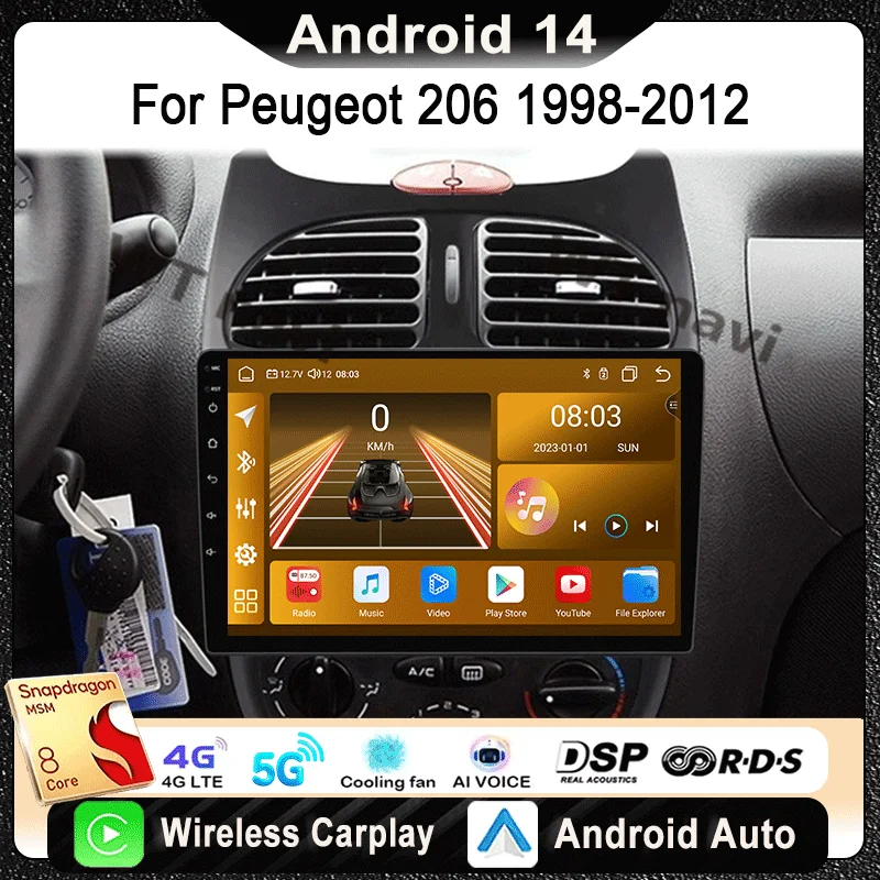 For Peugeot 206 199… - image