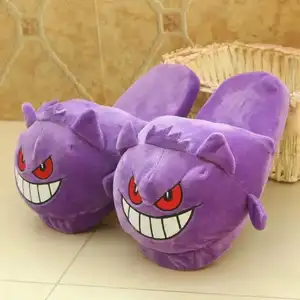 Pokémon Anime Women's Plush Homemade Slippers, Hot Cotton Shoes, Interior Shoes, Stuffed Dolls, Pikachu, Gengar, Snorlax, Autumn, Winter 8 Main Sales Pantufa Pokemon - №3