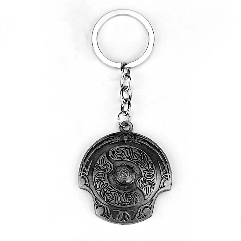 keychain champion Dota 2 Immortal Champion Shield Key Chain Dota2 keychain Car Keychain TI 5 Aegis of Champions Pendant