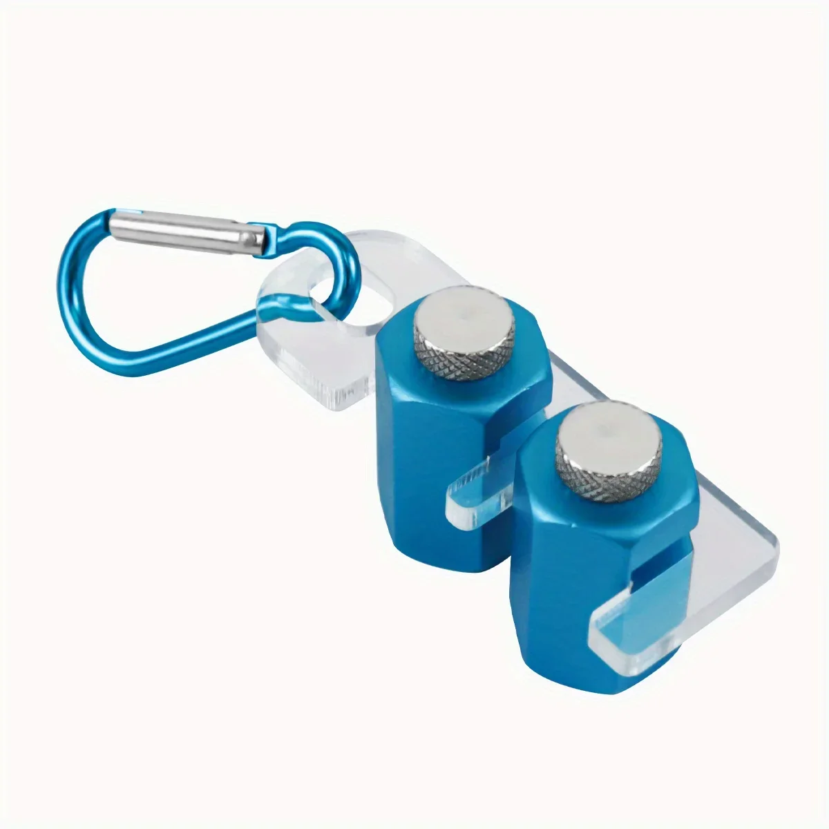 1 Pair Framing Square with Holder Knobs Framing Tool Carabiner Stair Guages for Stair Stringer Layout Tool Rafter Gauge