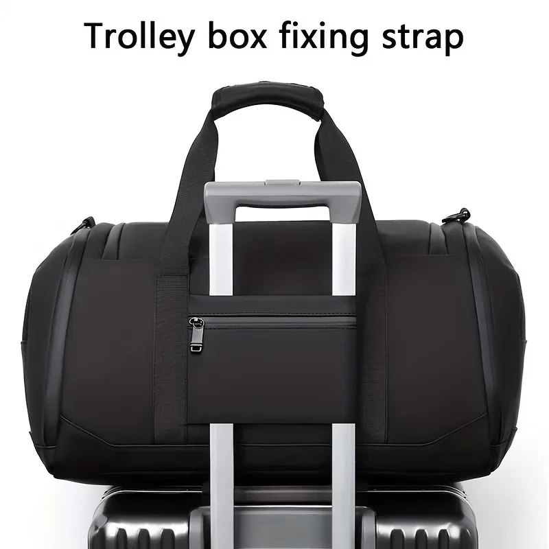 Large Capacity Carry on Travel Bag for Men Spacious Sports Gym Bag with Multiple Compartments Weekend Overnight Duffel Bag - view 6