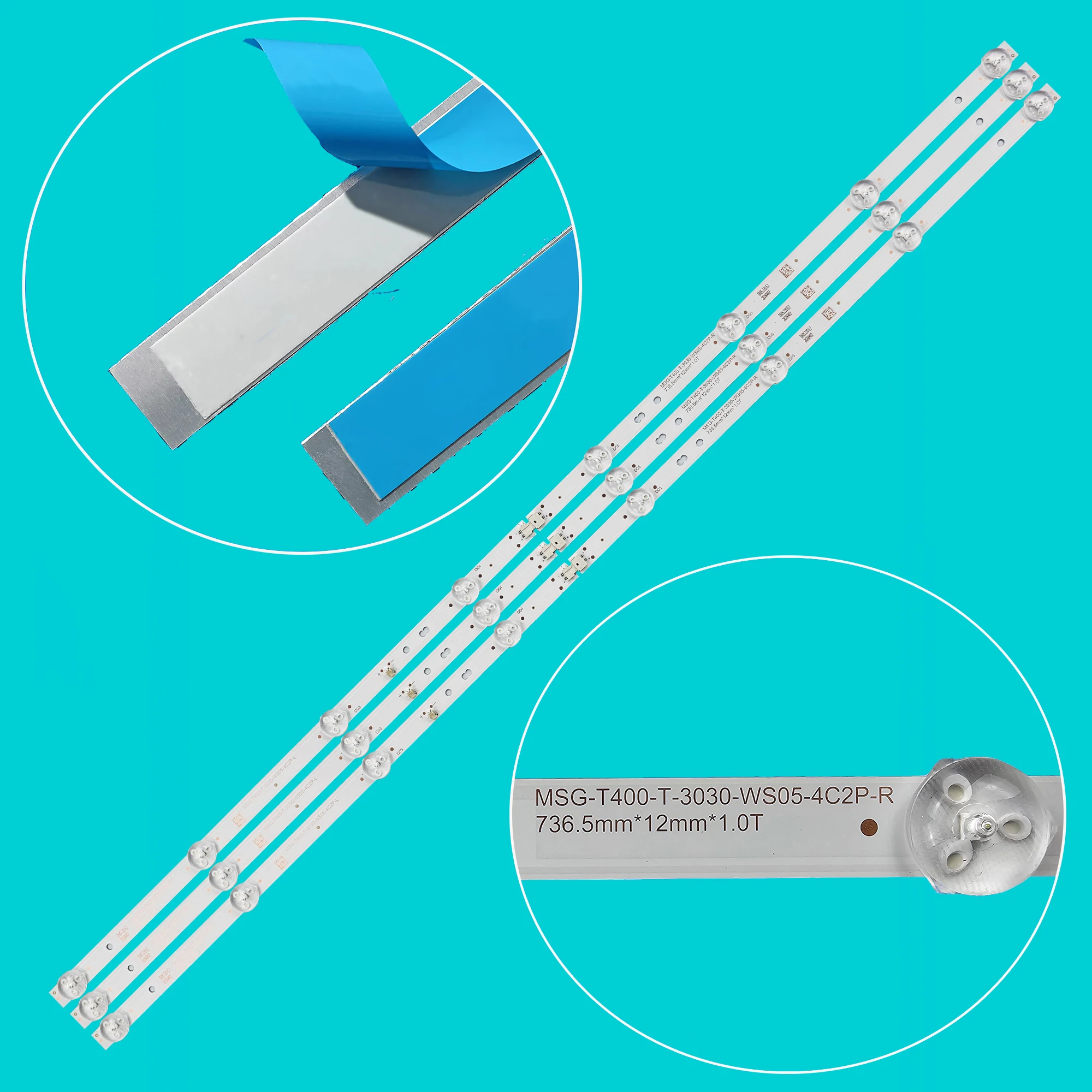 LED BackLight Strip For 40LEM-1046/FTS2C DM-LED40SBB31 DM-LED40SBB33 F40H8000E 40FEN1 40FEN2 TDTV40BS04F 40PL11TC-SM