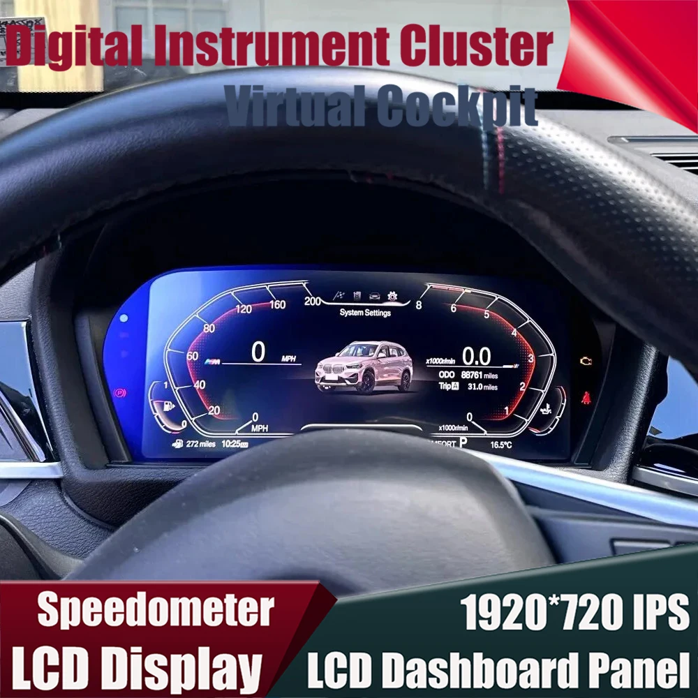 

Linux 11''Instrument Gauge Cluster For BMW 1 2 Series F20 F21 F22 F23 F52 X1 F48 F49 X2 F39 Digital Tachometer Odometer Cockpit