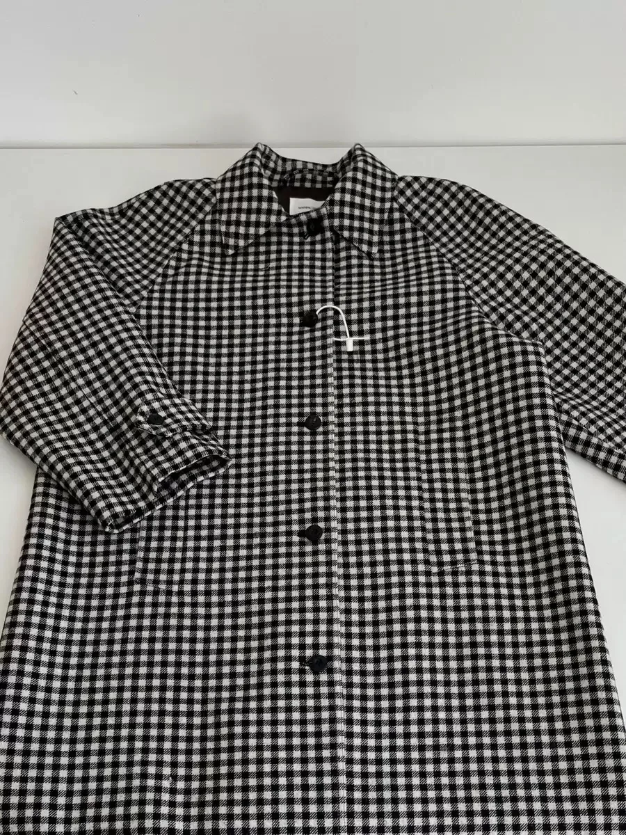 PREON Cappotto lungo di lana abbottonato con risvolto scozzese nuovo inverno vintage Cappotto da donna con bottoni singoli di media lunghezza in misto lana vestibilità ampia