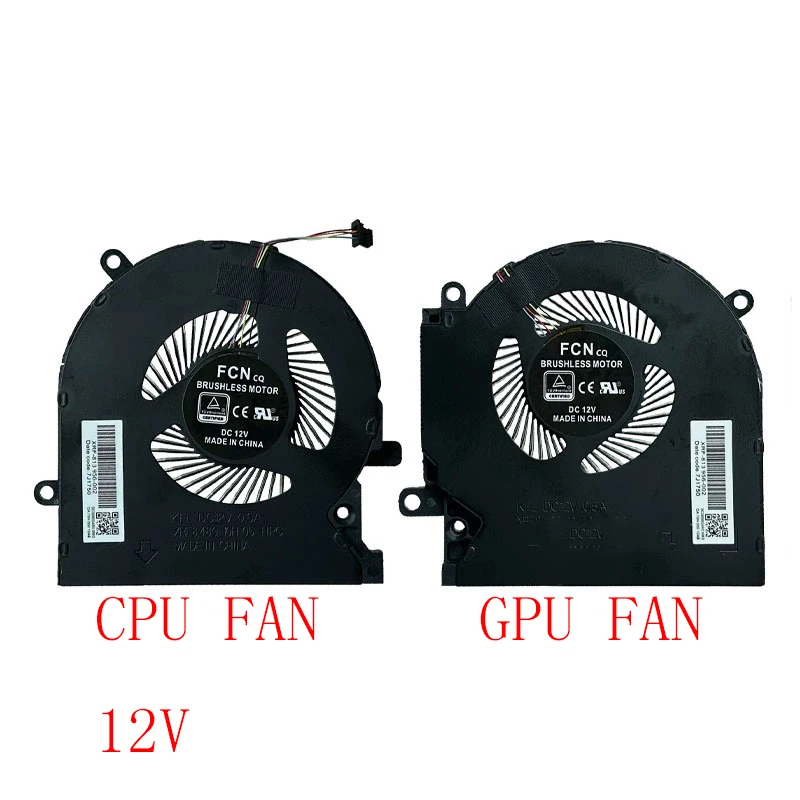 Replacement Laptop CPU GPU Cooling Fan For HP OMEN 6/6Pro 15-Ek En TPN-Q236 Q238 12V