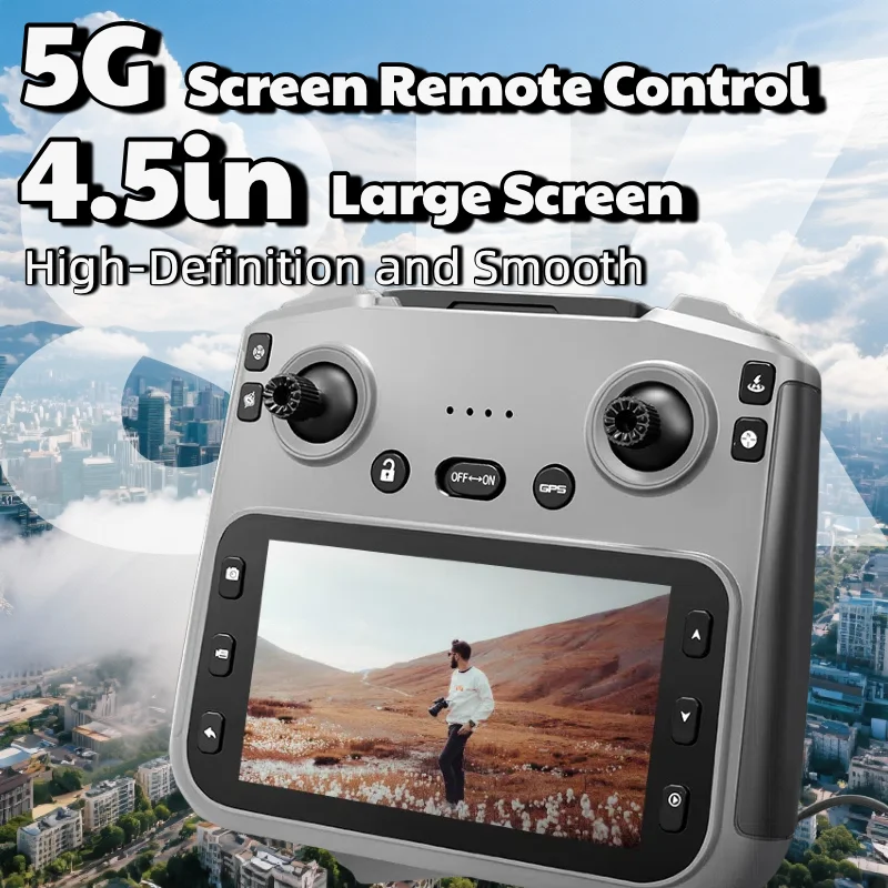 جديد لطائرة Xiaomi V198 MAX بدون طيار GPS 8K كاميرا احترافية فرشاة FPV الجوية عقبة الليزر مع شاشة كبيرة للتحكم عن بعد بدون طيار #3