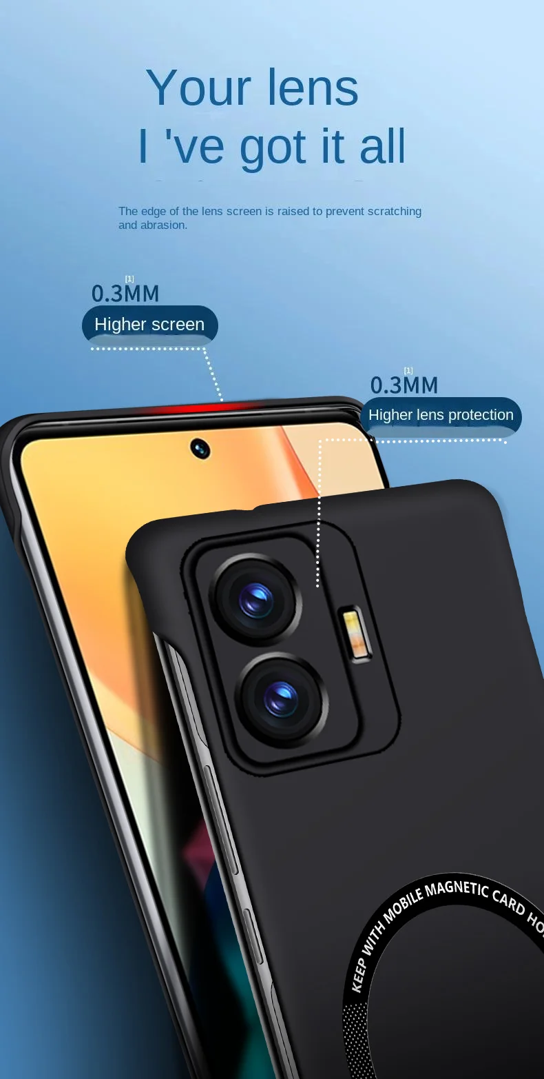 رقيقة جدا الصلب PC المغناطيسي فرملس جراب هاتف غطاء ل Oneplus 9R 8 9 برو 8T واقية ماتي اللون الصلبة غطاء حالات