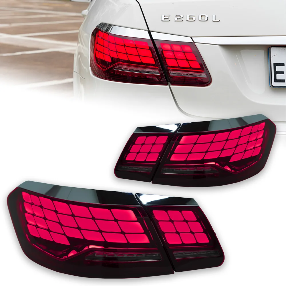 

AKD Car Lights for Benz W212 Tail Light 2009-2016 E-Class E200 E260 E300 LED Tail Lamp DRL Signal Brake Reverse Auto Accessories