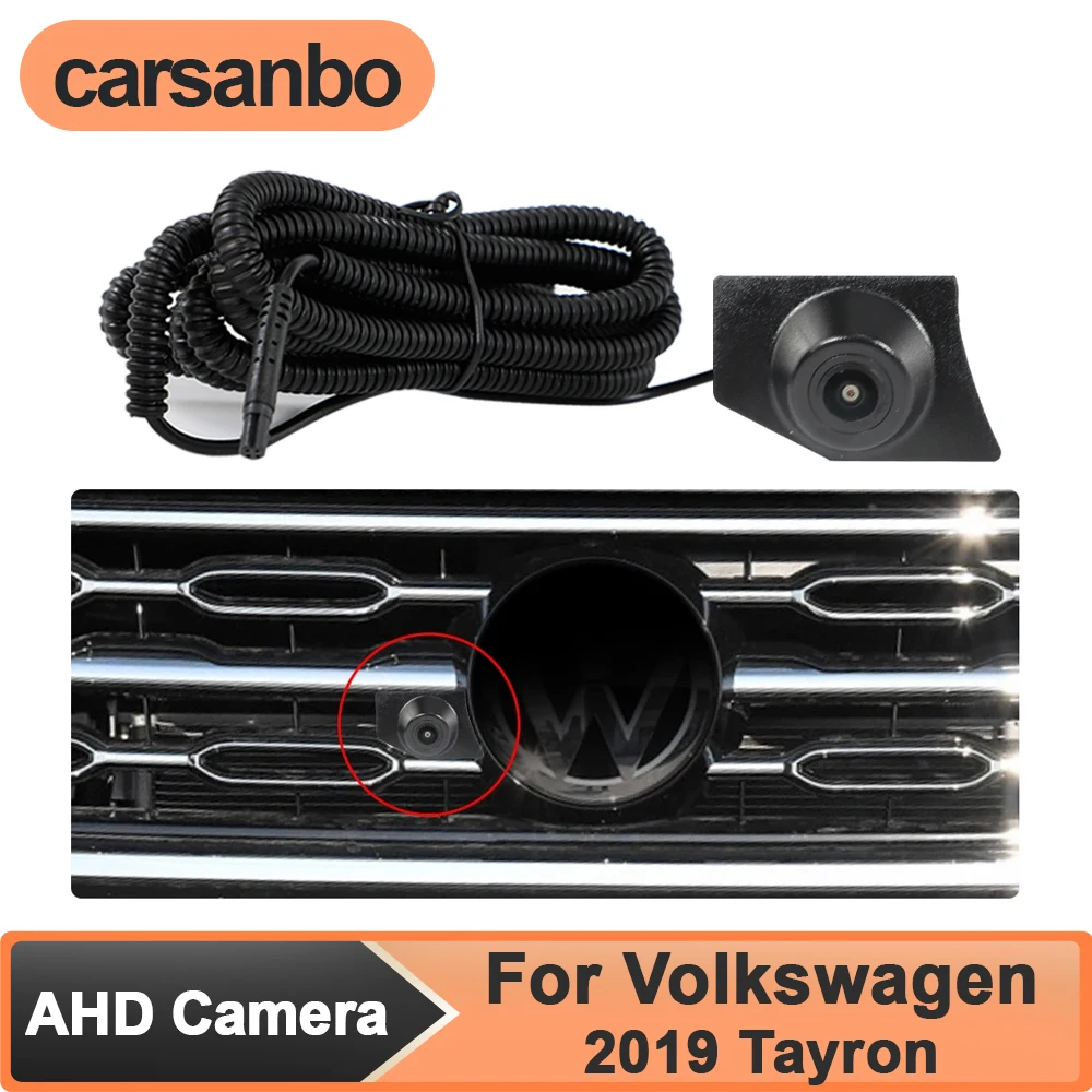 

Carsanbo Car AHD 1080P Front View OEM Camera for Volkswagen 2019 Tayron Night Vision Wide Angle 150° Fisheye Parking Monitoring