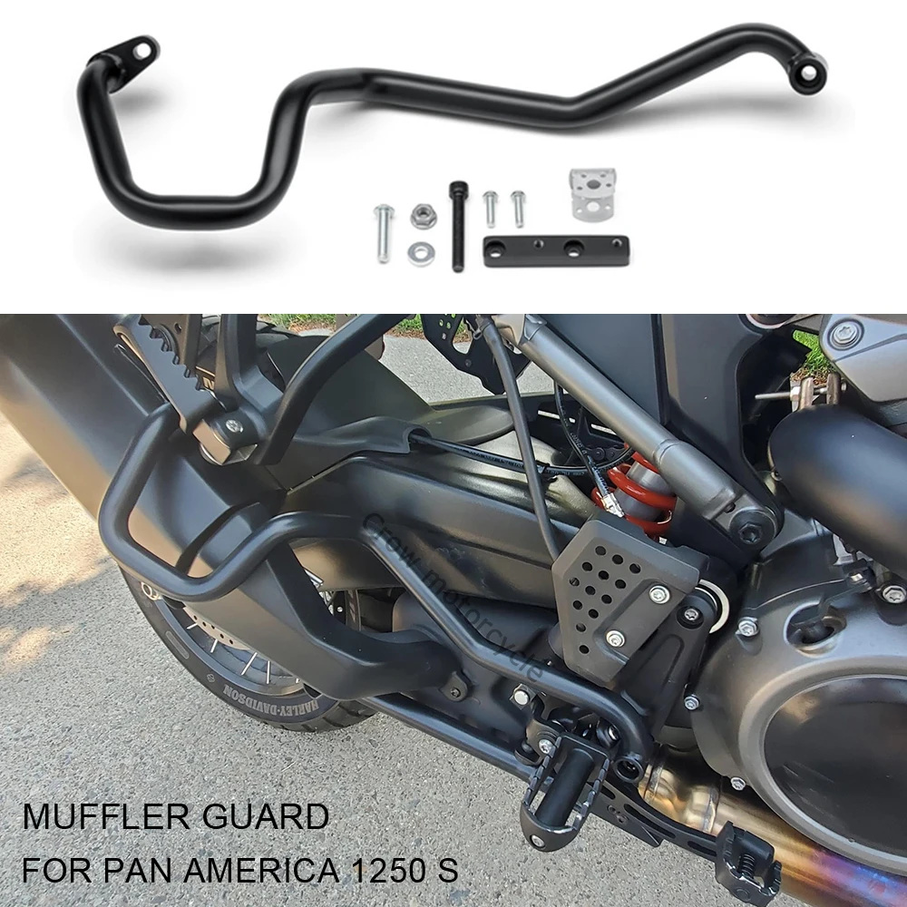 

2021 New Motorcycle Muffler Guard FOR PAN AMERICA 1250 S PA1250 S PANAMERICA1250 2021 2020 Motorcycle Accessories