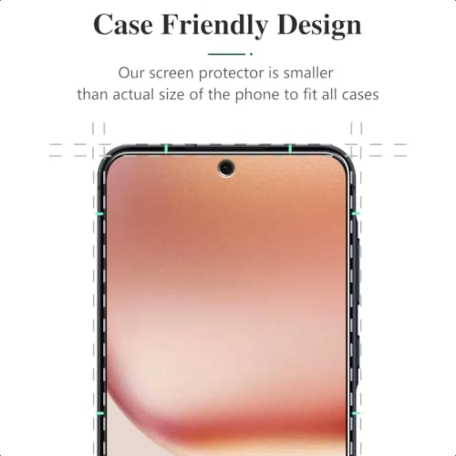 3 Pack for Samsung Galaxy A56 5G Screen Protector Fingerprint Unlocked 9H Tempered Glass Film HD Clear Scratch Resistant for Ga