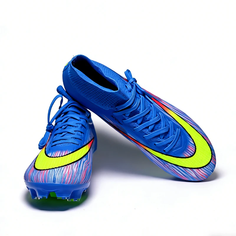 

2706 Mens Football Boots Youth FG/TF Training Studded Fast Soccer Cleats Boys Non Slip Football Shoes Chuteira Campo