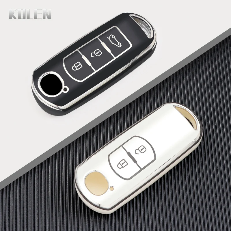 2 3 4 Buttons TPU Car Key Case Cover For Mazda 2 3 5 6 BL BM GJ Atenza Axela Demio CX-3 CX3 CX-5 CX5 CX7 CX-9 CX8 Accessories