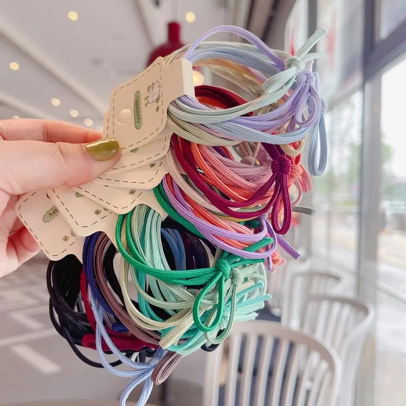 Hair Ties Set for Women Girls, 36PCS Cute Butterfly Knot Hair Bands, Simple Basic Hair Ring, Fresh Style Accessories