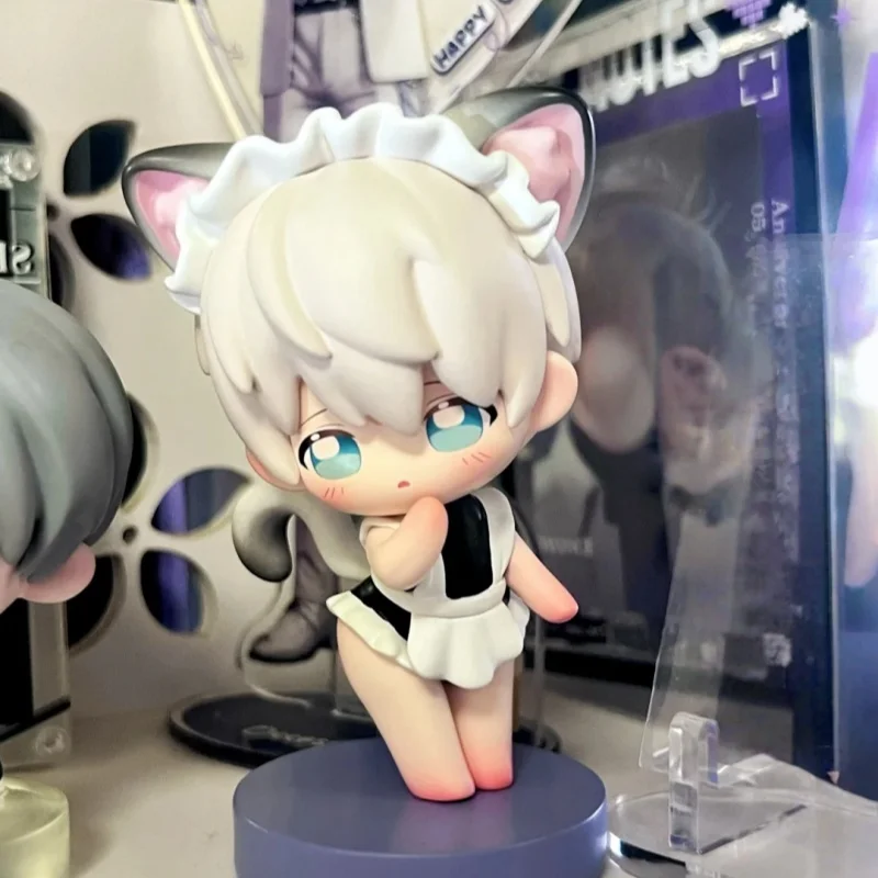 Amour et espace profond officiel Li Shen Qi & Yu Shen Xing Q-Version serviette femme de chambre série Figure Anime modèle à collectionner décor de bureau