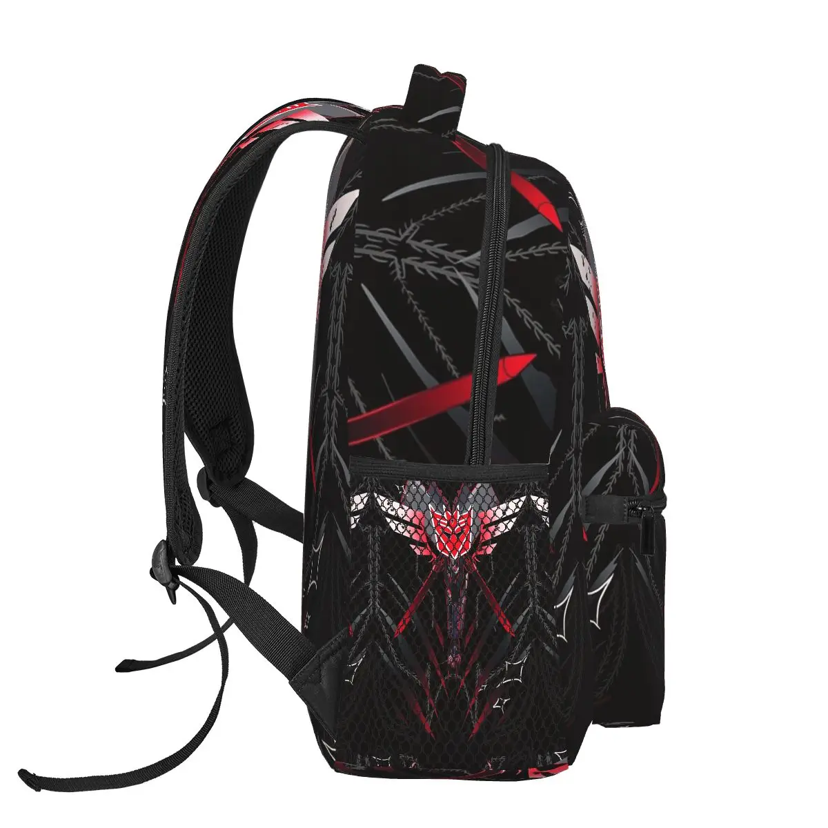 Tfp Starscream Inspired Insignia Backpacks Boys Girls Bookbag Students School Bags Laptop Rucksack Shoulder Bag Large Capacity