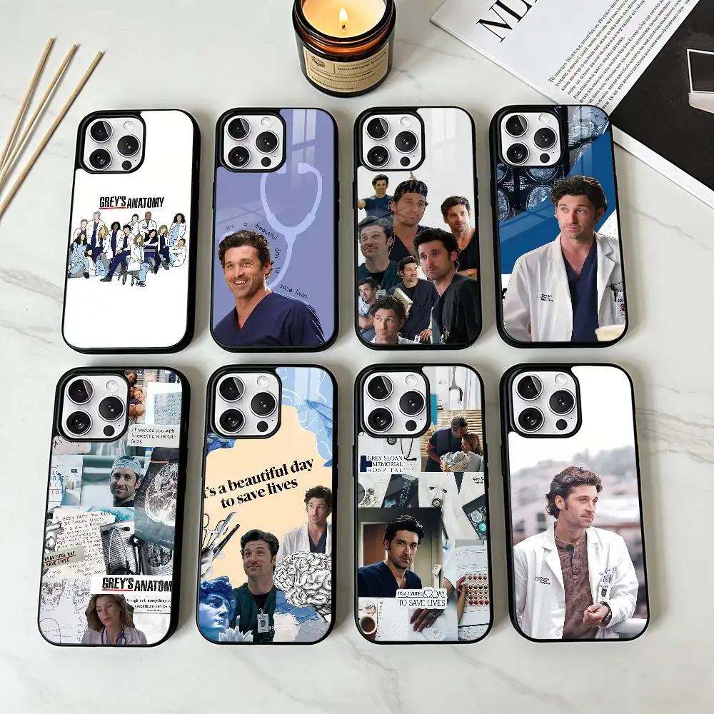 

Чехол для телефона Derek Shepherd Greys Anatomy для iPhone 17, 16, 15, 14, 13 Plus, Pro Max, магнитный, для беспроводной зарядки Magsafe
