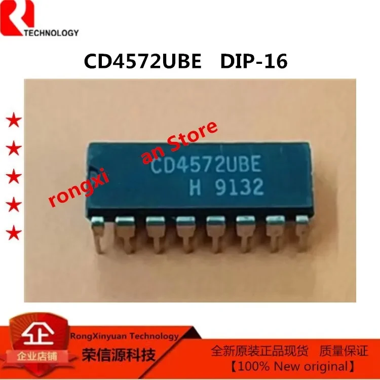 

10PCS CD4572UBE DIP-16 CD4572 NAND/NOR/Inverter Gate 6-Element Grid and inverter 100% New original