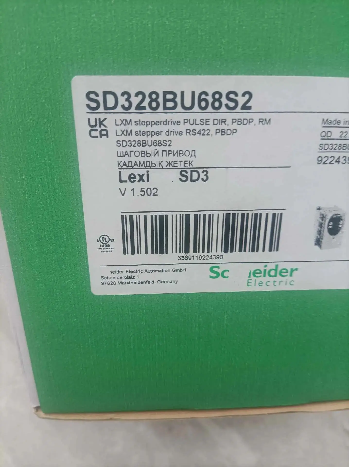 SD328BU68S2 Stepping Drive Industrial Automation Equipment for Schneider