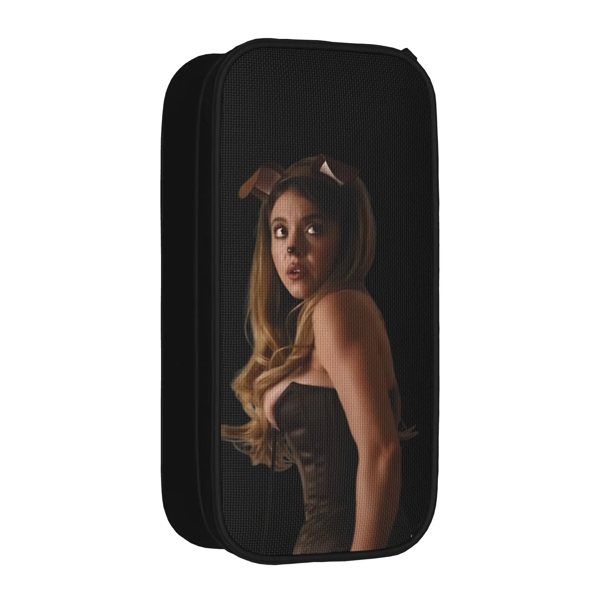Sydney Sweeney Bunny Ears Euphorias 3 cassie Trousse à crayons amusante, porte-stylos, sacs de rangement pour étudiants, grande capacité, fournitures scolaires