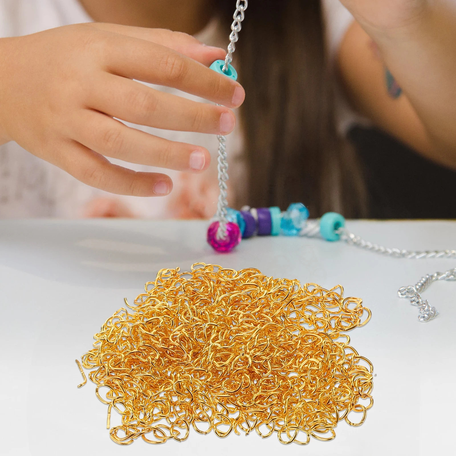 

100pcs Tail Chain 5cm DIY Accessories Adjustable Necklace Bracelet Anklet Extender Metal Links Keychain Jewelry Making