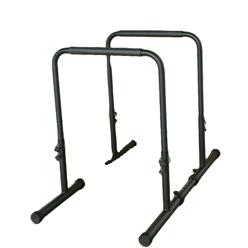 Home Gym Fitness Workout Adjustable Height Dip Bar Station, Triceps Dip, Pull Ups, Stabilizer Push Ups
