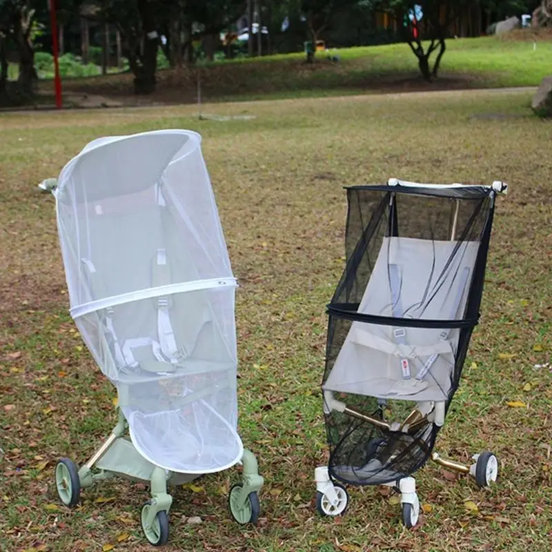 K1KC Pelindung Mesh Canopy Strollers Insect Insect For Strollers Lipat Boks