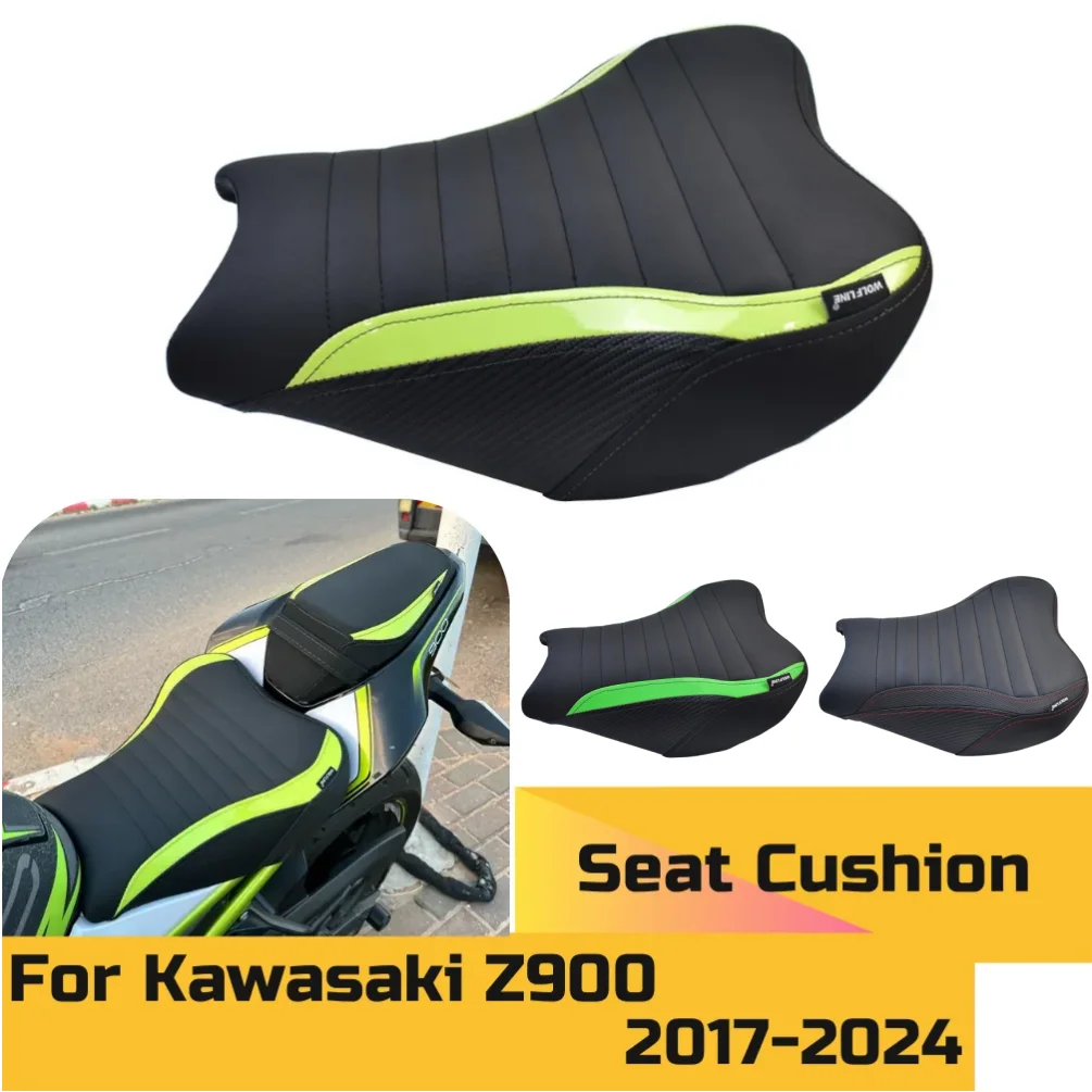 

Подушка переднего сиденья Z900 для Kawasaki Z 900 2024 2023 2022 2021 2020 2019 2018 2017, чехол на сиденье водителя, аксессуары для мотоциклов