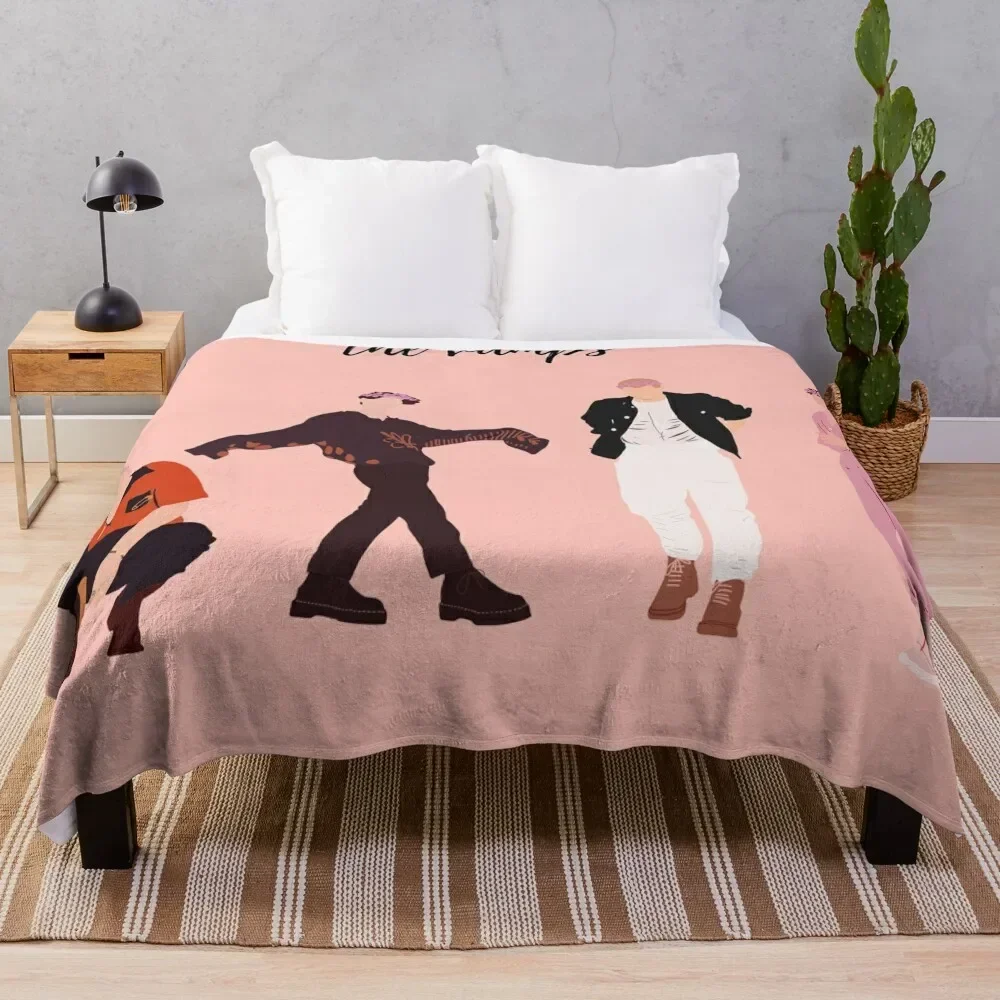 The Vamps - Cherry Blossom era Throw Blanket Warm Retros Luxury Throw Soft Beds Blankets