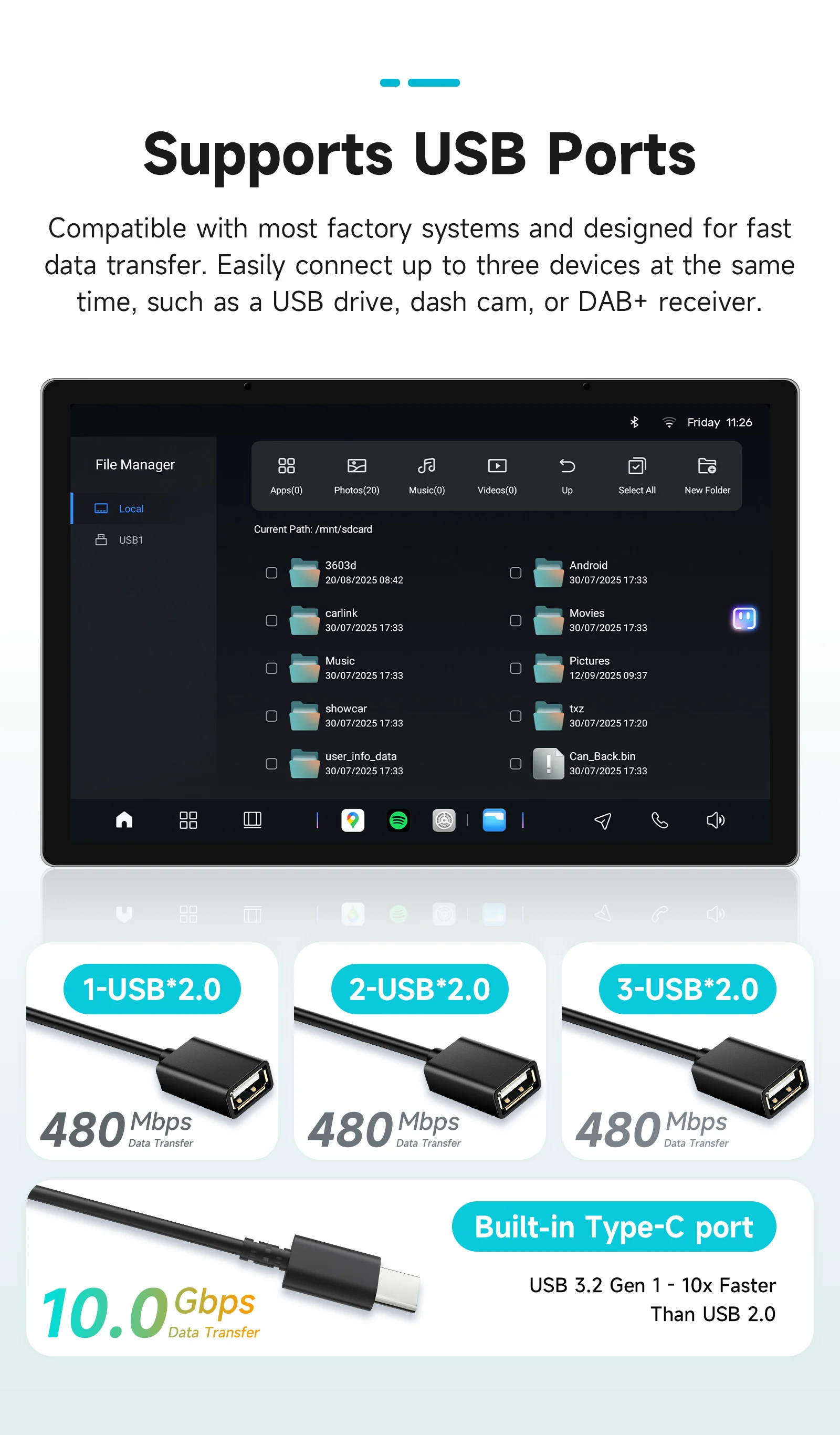 Hizpo 13,1'' Autoradio für Nissan NV400 2010 - 2019 für Opel Movano für Renault Master III 3 2011 - 2021 Carplay Android Auto – Detail 28