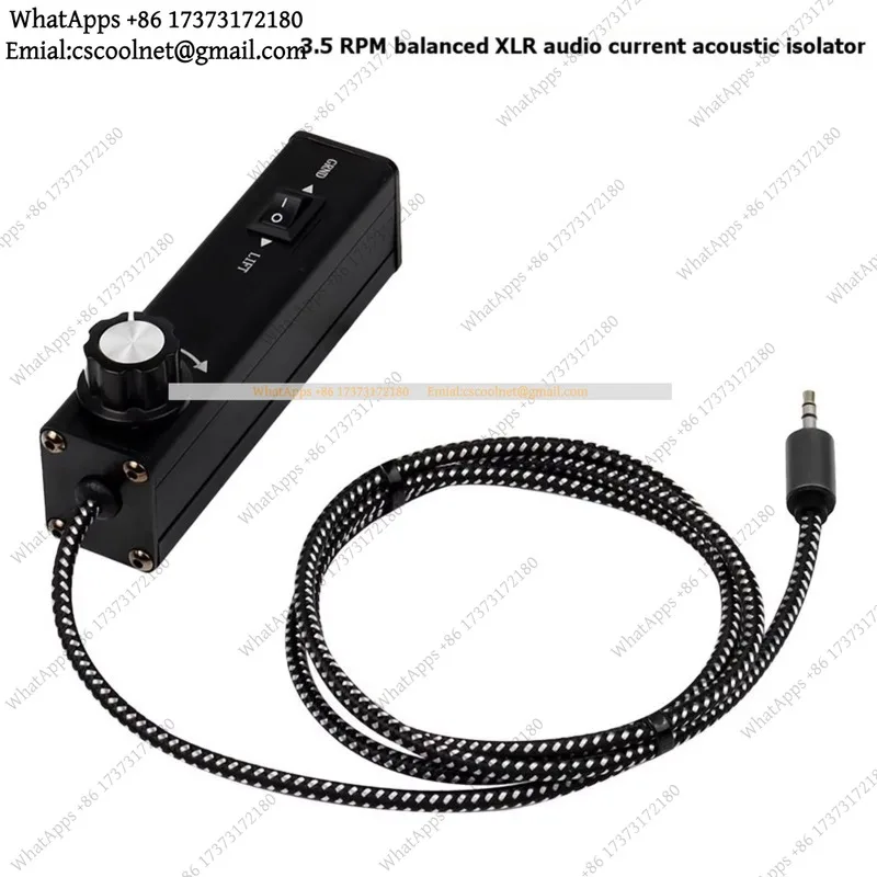 k3 DTC5 Ground Loop Isolator 3.5mm to XLR, Stereo Audio Noise Isolator Hum Eliminator for Car Home Speaker System